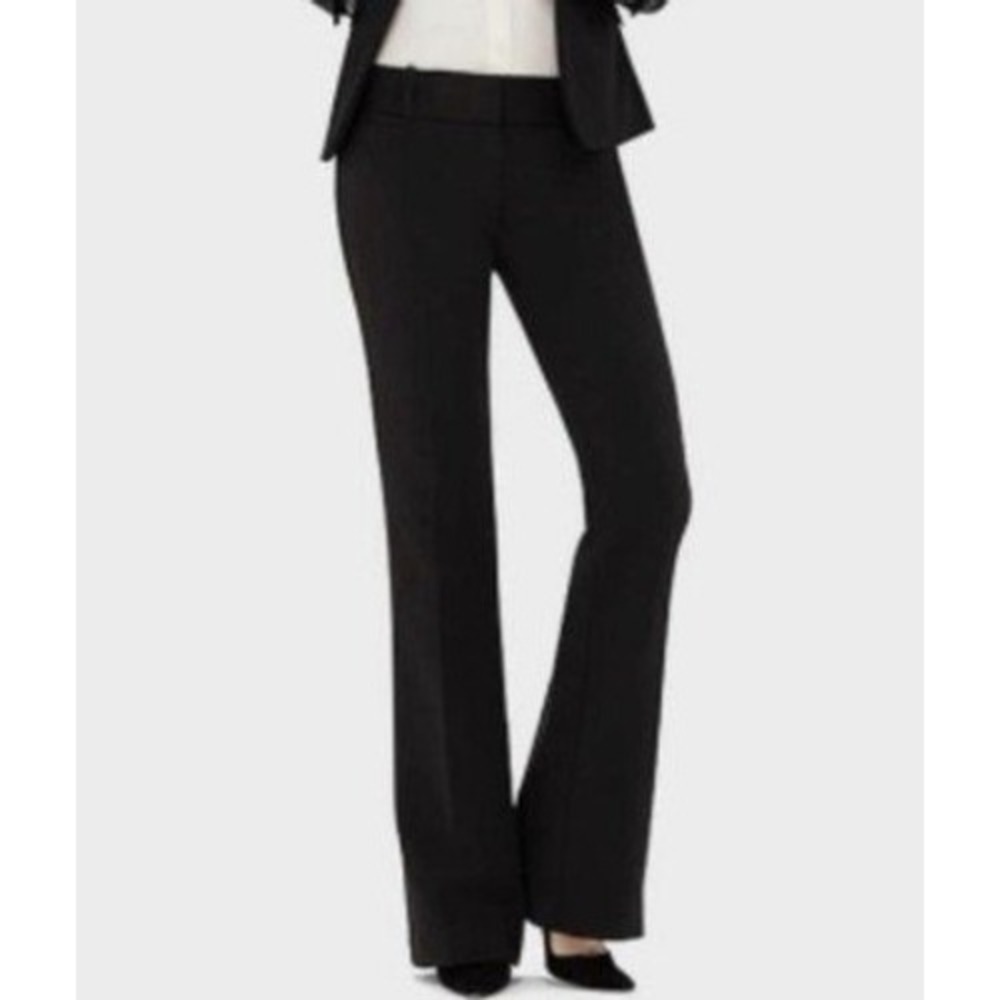 The Limited Black Collection Drew Fit Flare Leg Dress Pants Women 12R Black